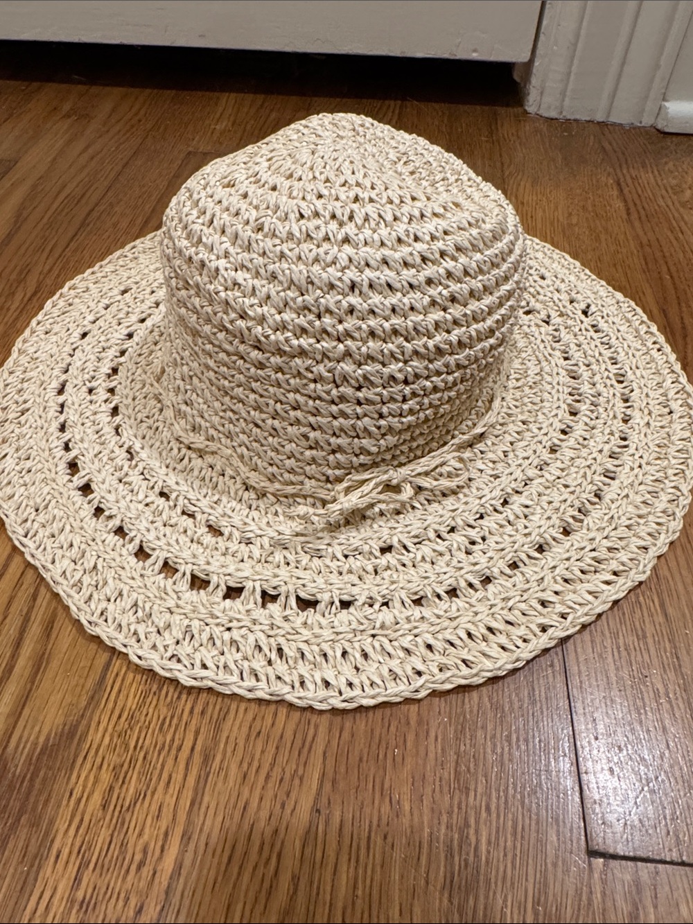 GAP Baby Crocheted Sun Hat - Cream